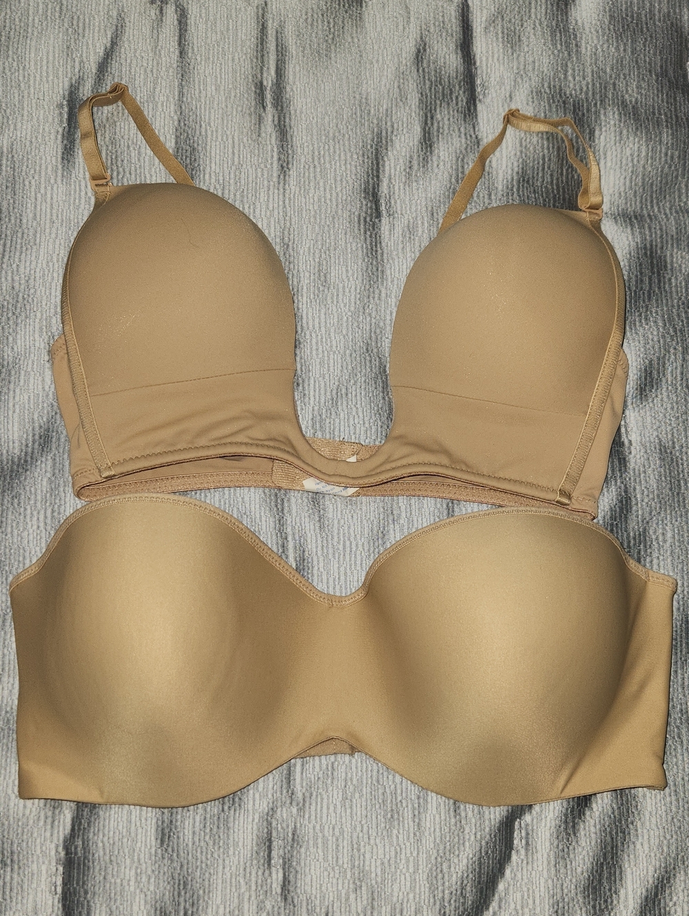 2 Beige 36D Nude Bras